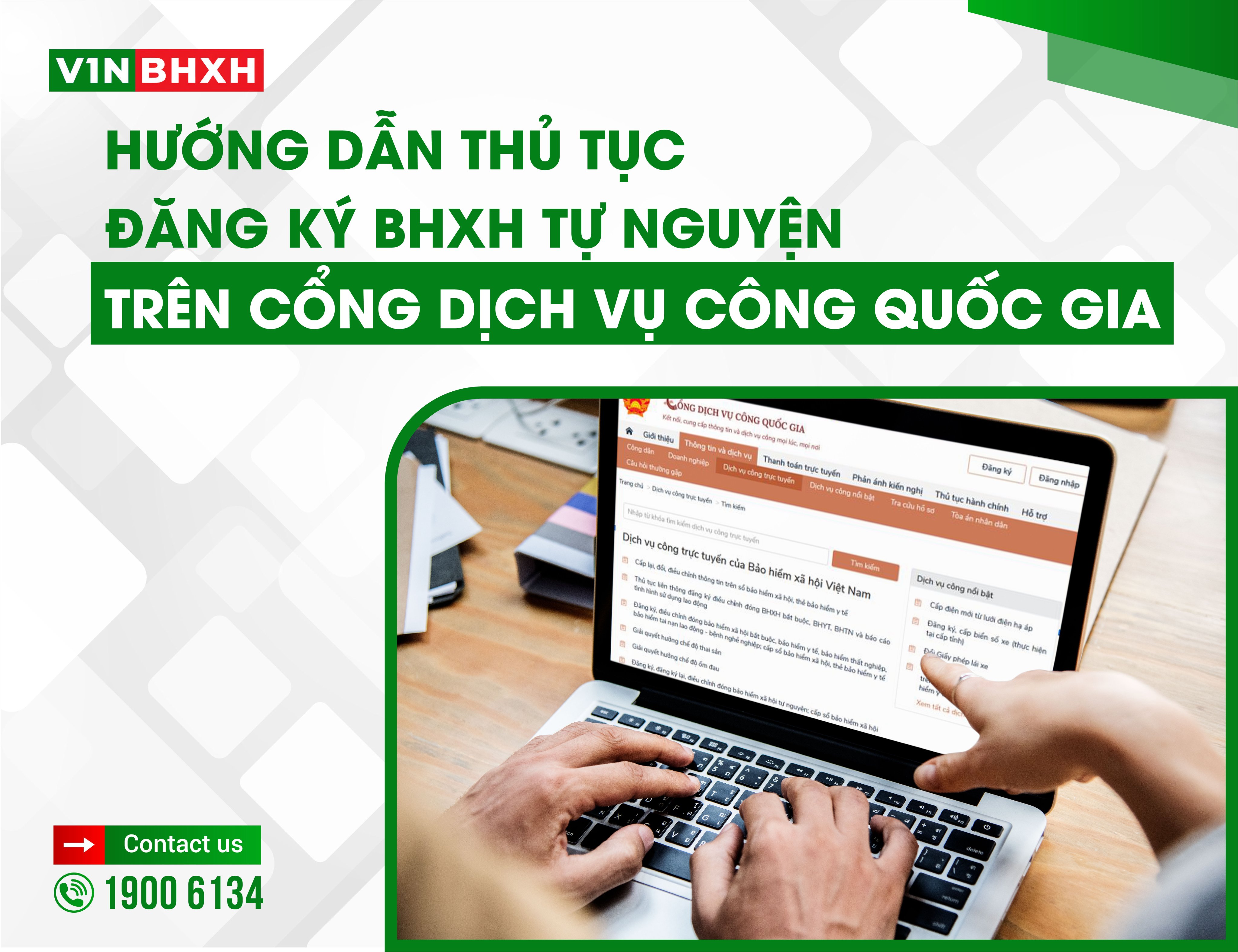 HƯớng dẫn thủ tục đăng ký BHXH tự nguyện trên CDich5Dich5 Vụ Công Quốc Gia