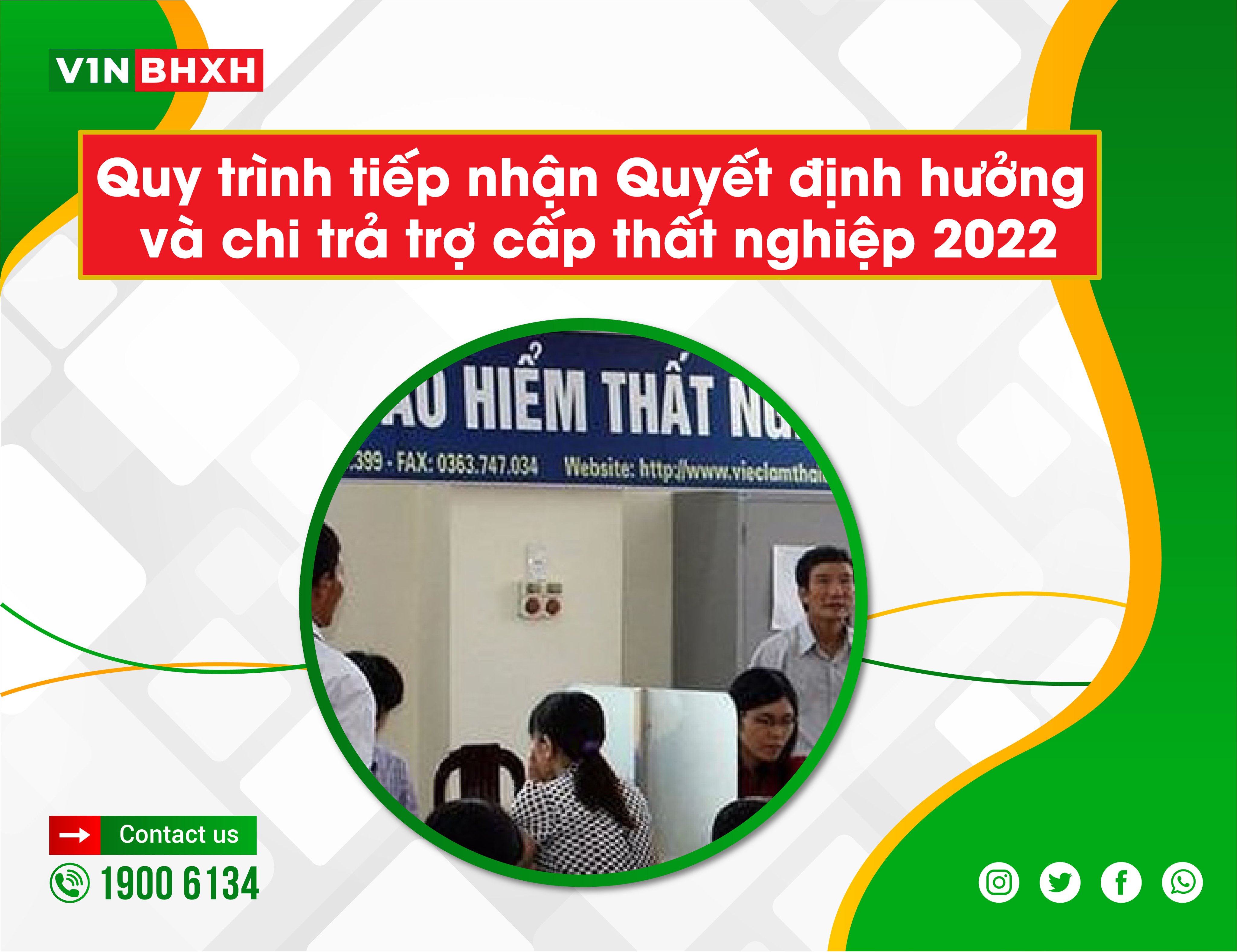 Quy trình tiếp nhận Quyết định hưởng và chi trả trợ cấp thất nghiệp 2022